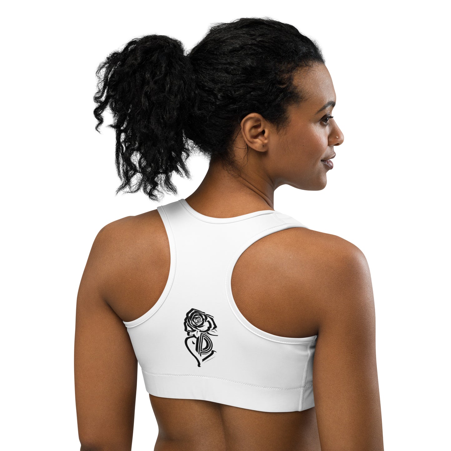 Portland Love Gold Print Sports Bra image 13