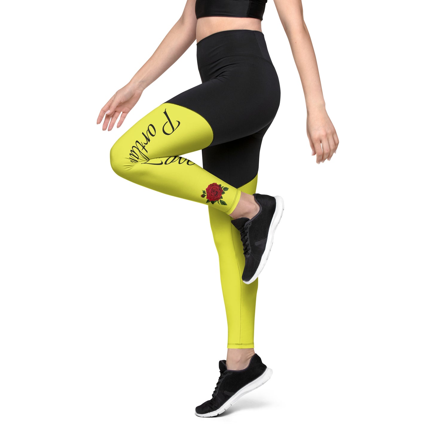 Portland Love Bumblebee Sports Leggings image 9
