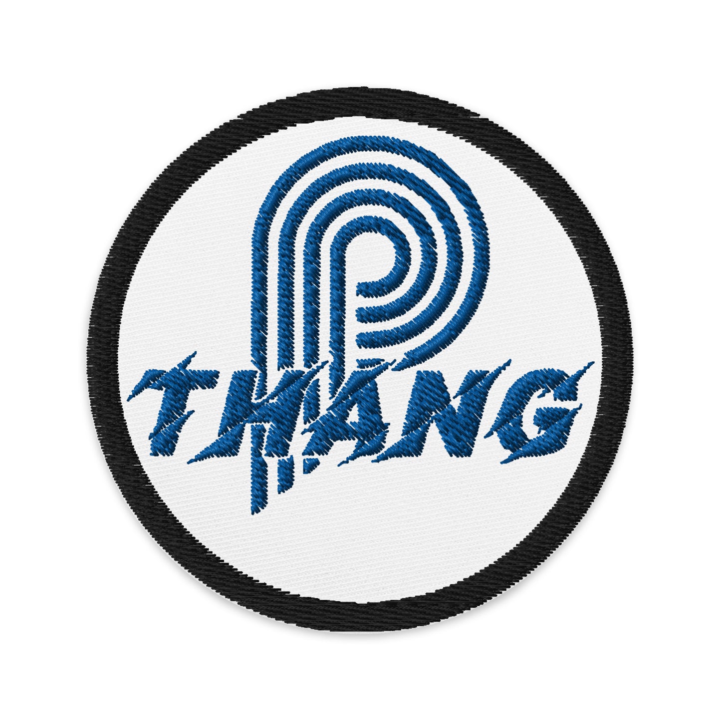 P-Thang Royal Embroidered Black Patch image 1