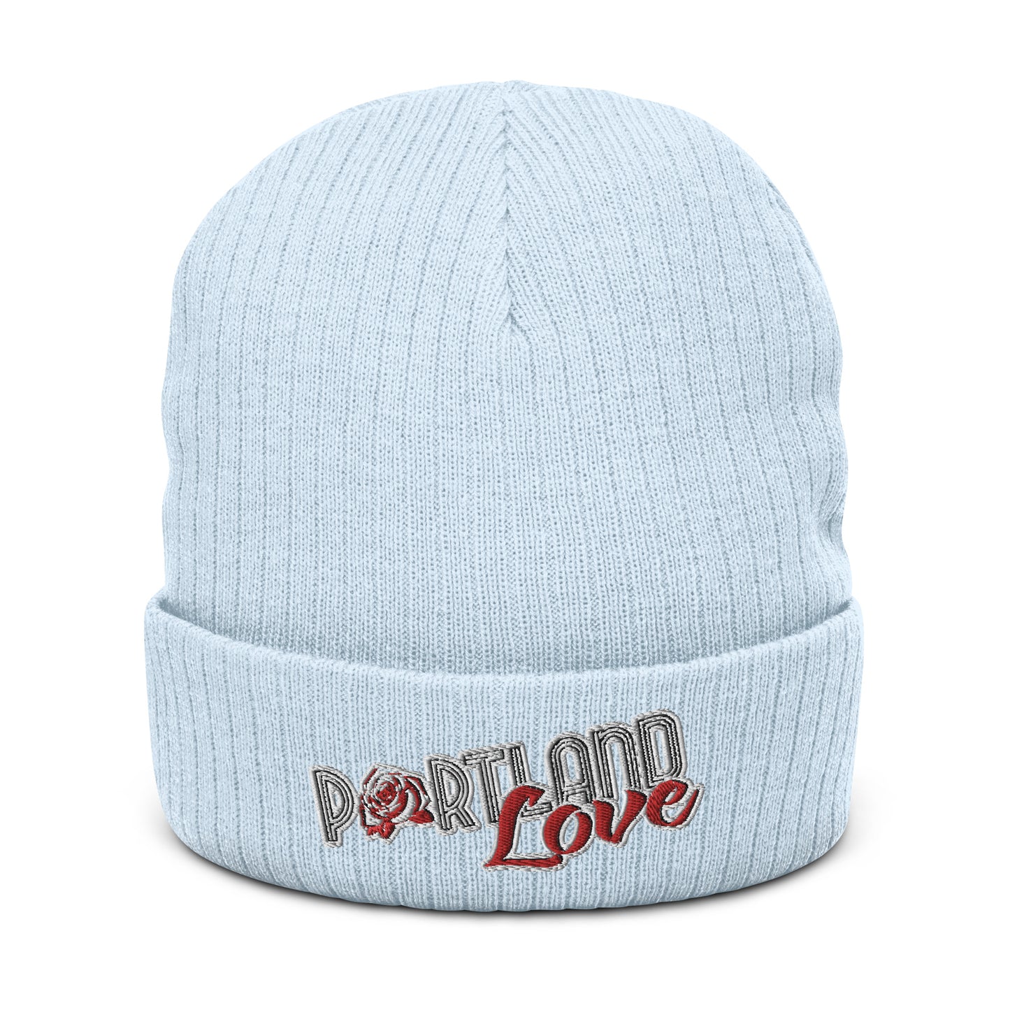Original Portland Love Ribbed Knit Beanie image 5