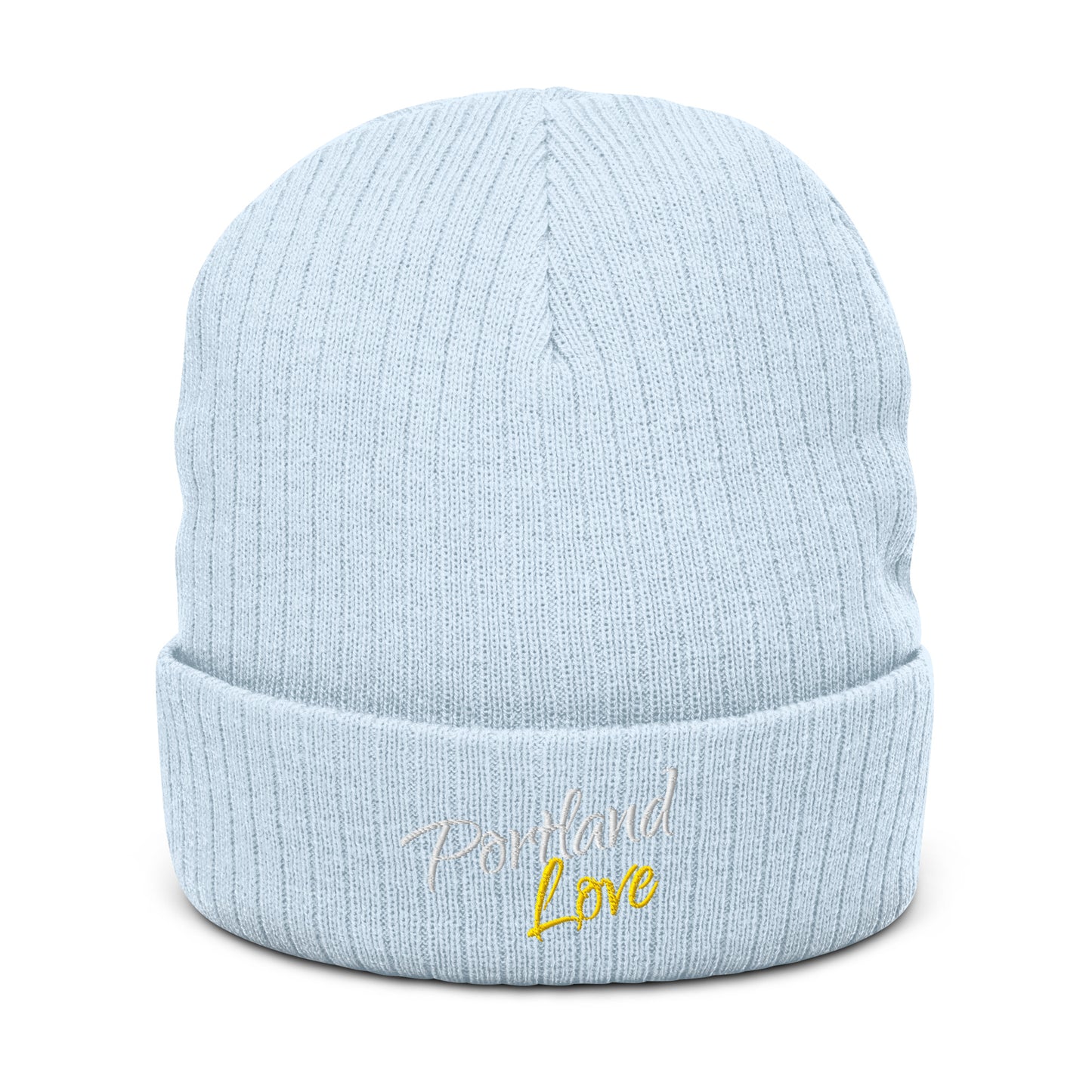 Portland Love (Yellow) Ribbed Knit Beanie image 13
