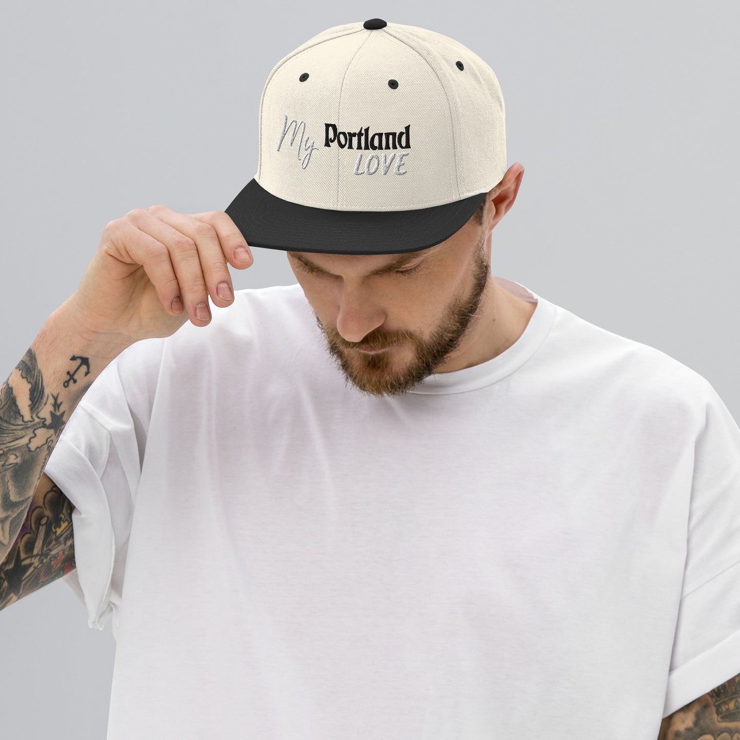 My Portland Love Snapback Hat image 24