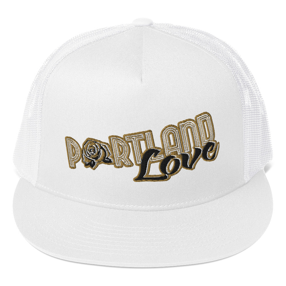 Original Portland Love Gold Trucker Cap image 16