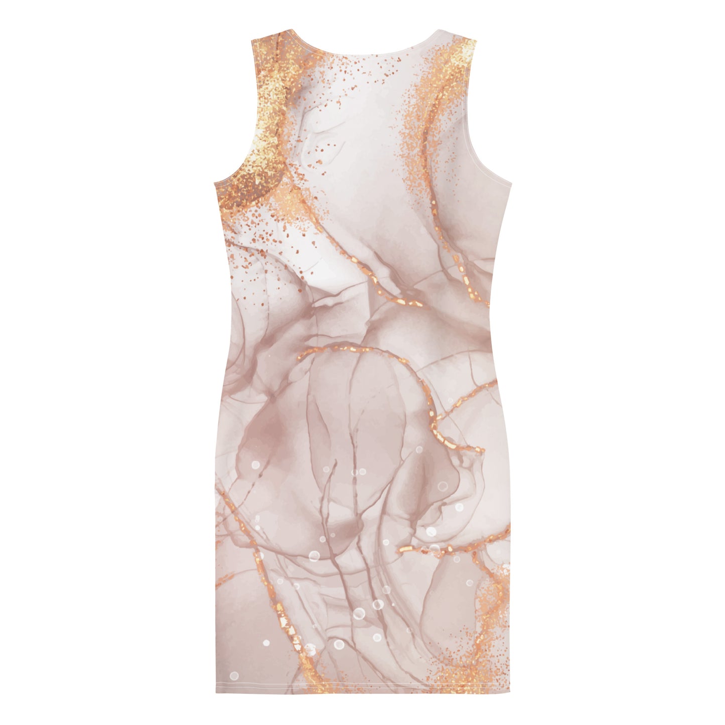 Portland Love Gold Marble Element Sublimation Cut & Sew Dress image 5