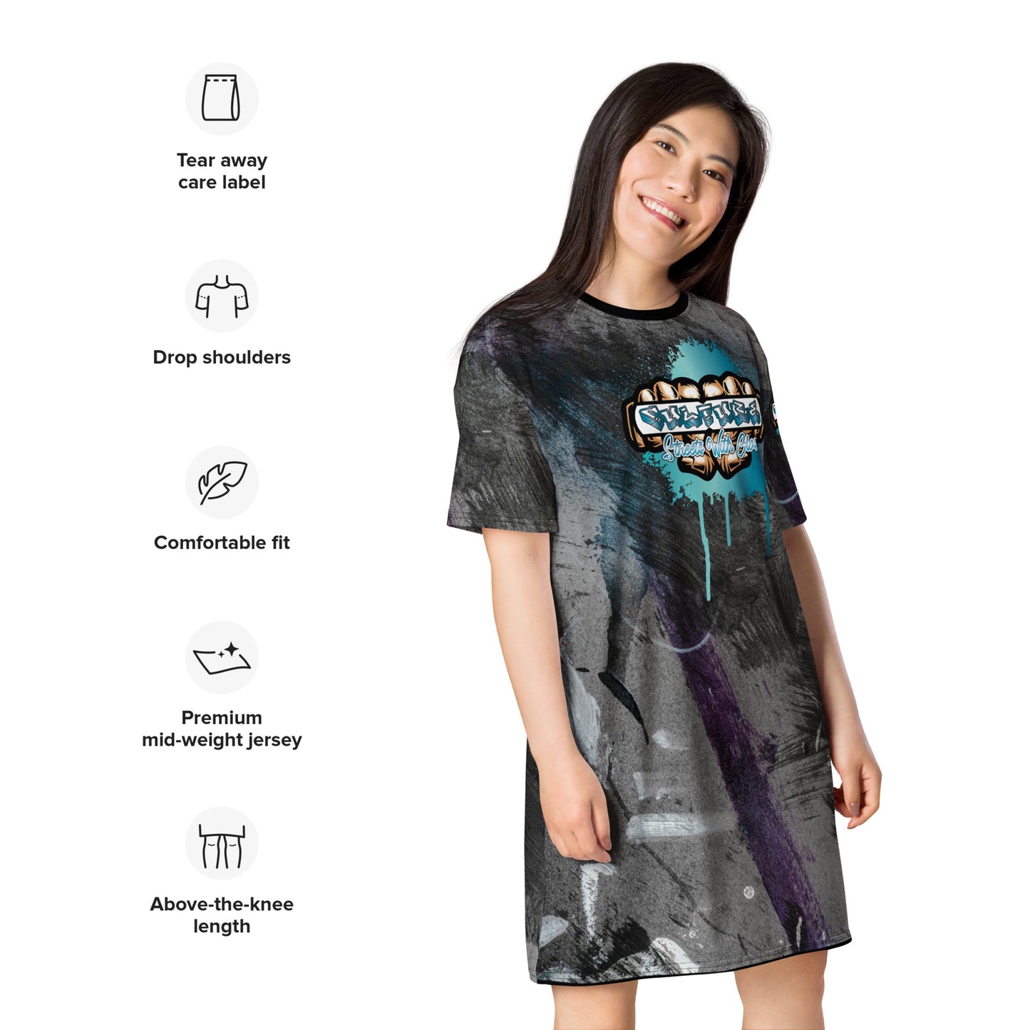 Culture Street T-Shirt Dress image 4