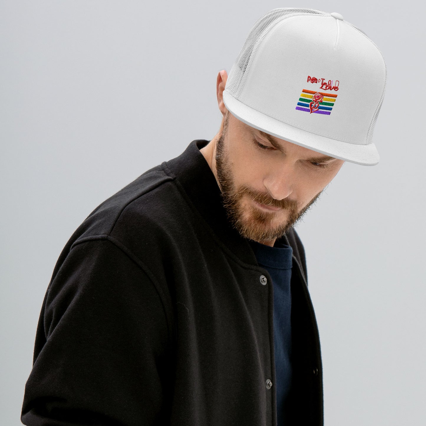 Portland Love Rainbow Trucker Cap image 15