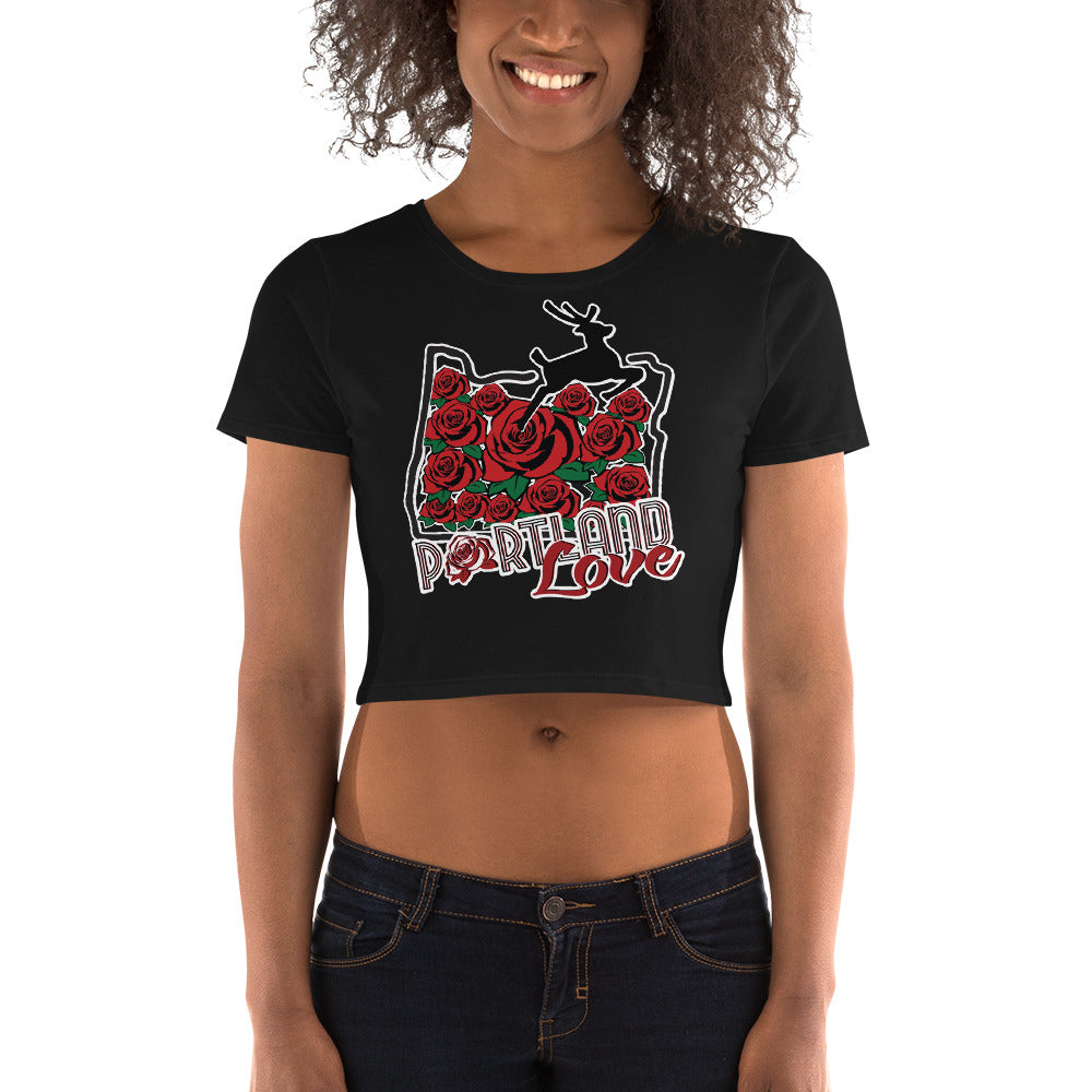 Roses Women’s Crop Tee image 4