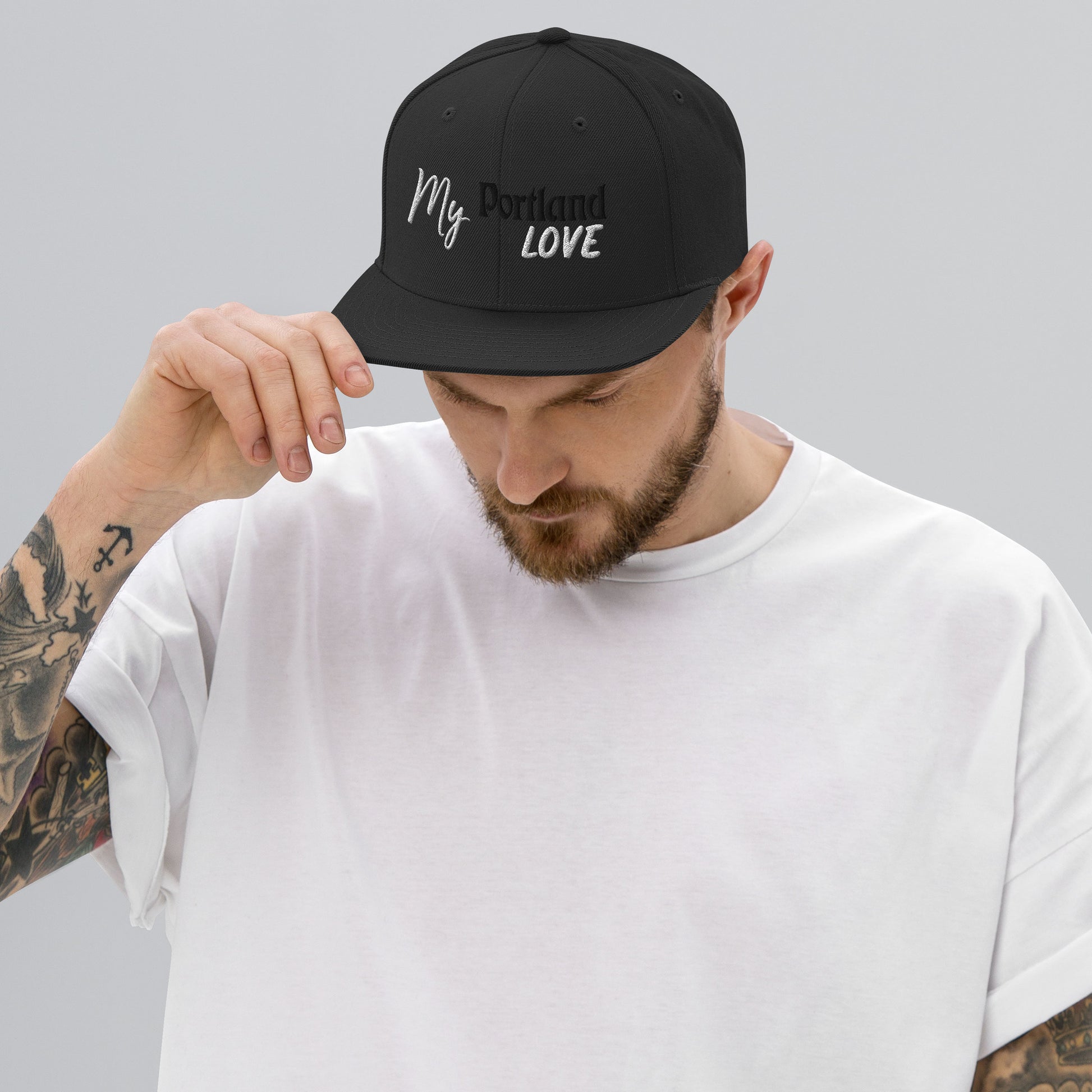 My Portland Love Snapback Hat image 7