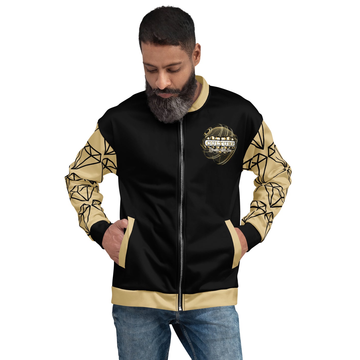 Culture Diamond Unisex Bomber Jacket image 5