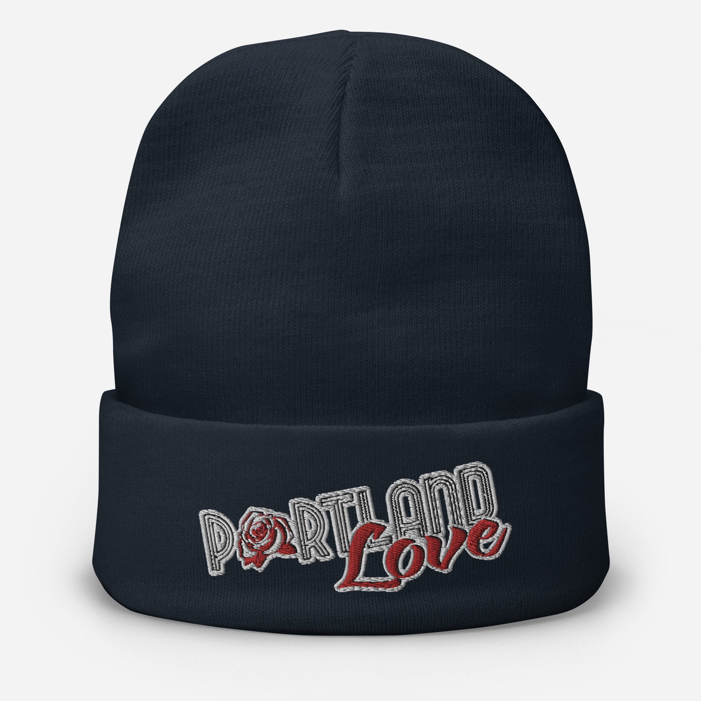 Original Portland Love Embroidered Beanie image 2