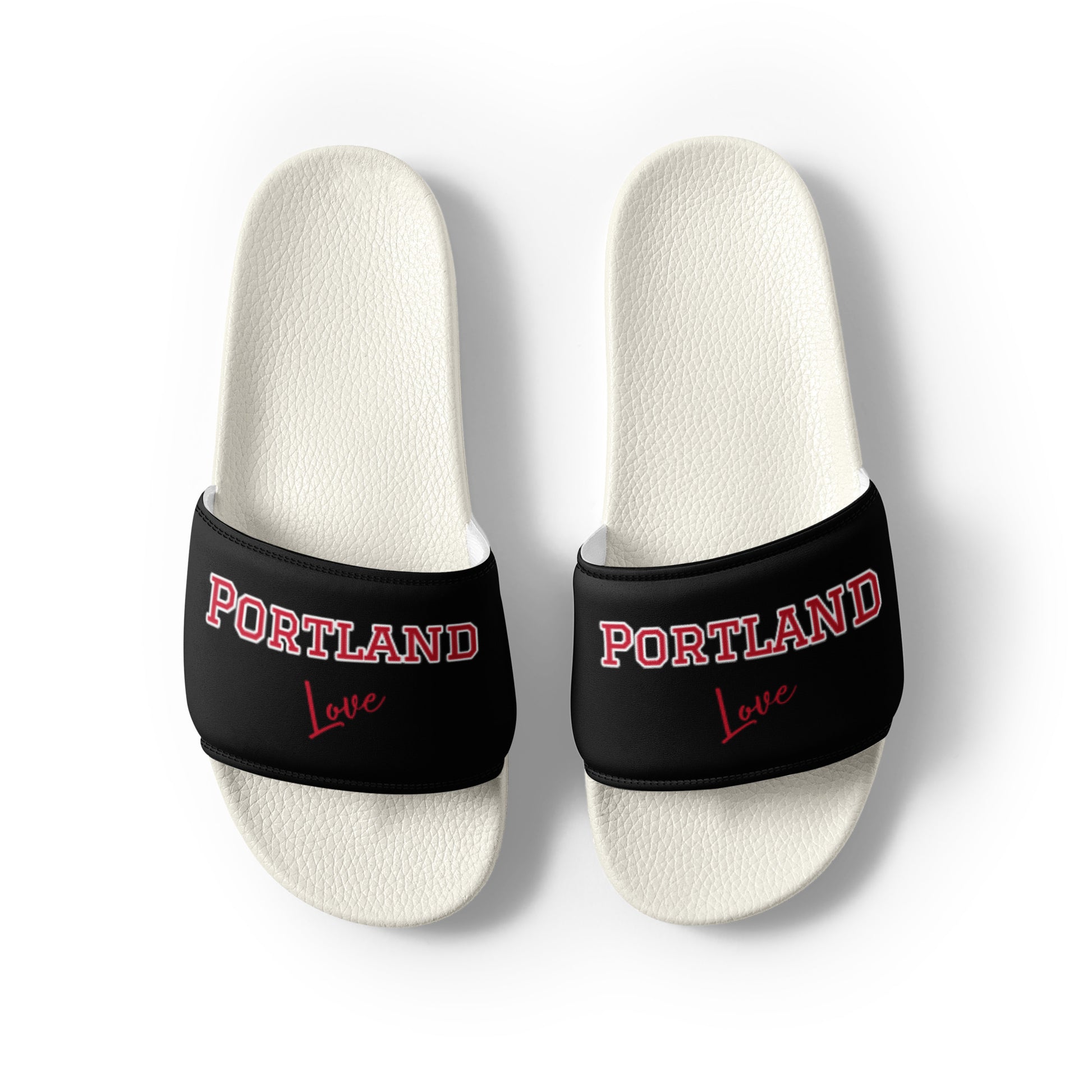Block Style Red Men’s Slides Inverted image 3