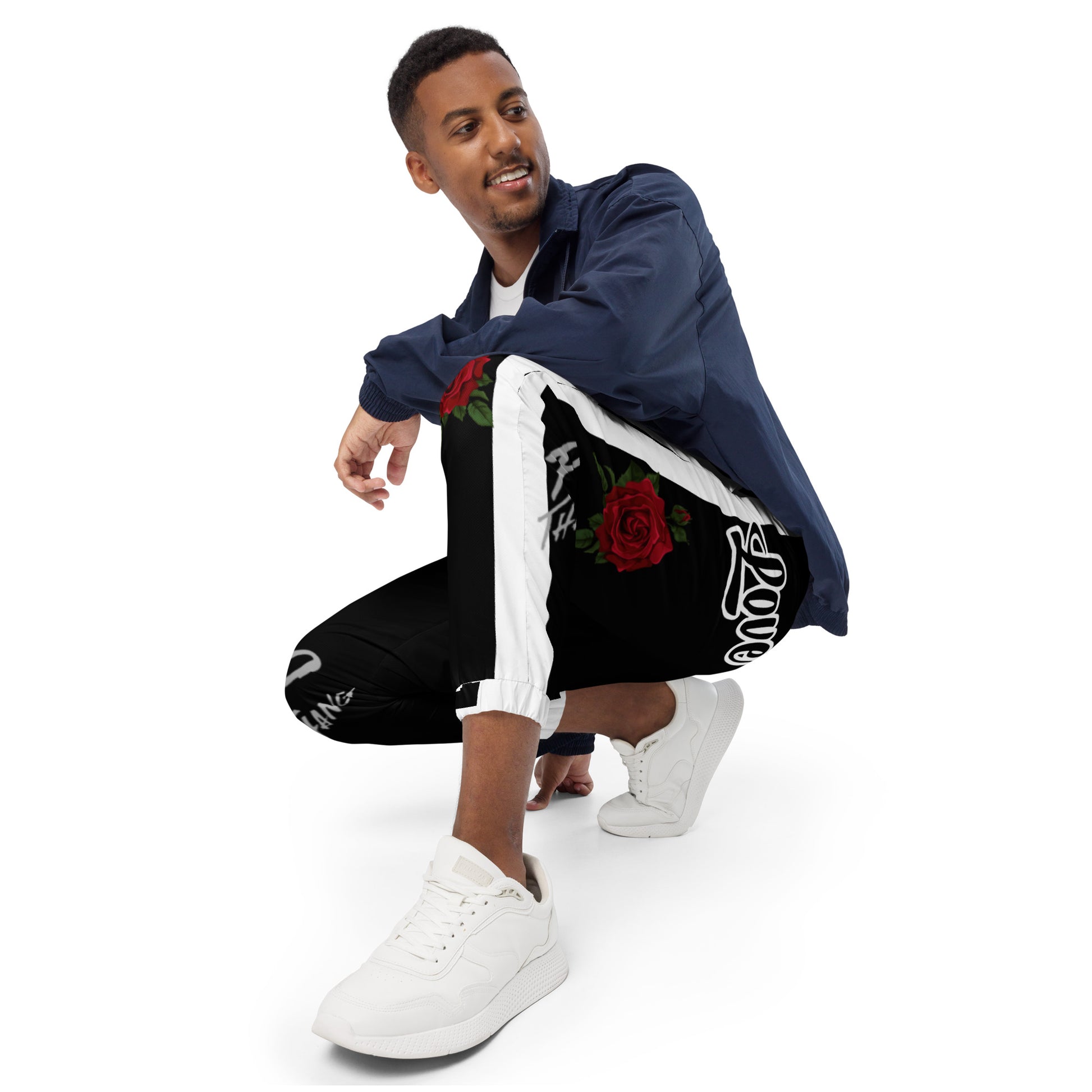 Portland Love Logos Black Unisex Track Pants image 6