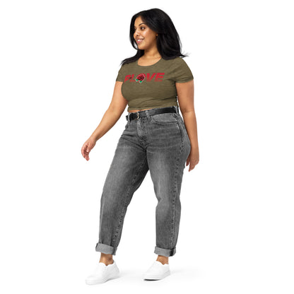 P-Love Rose Women’s Crop Tee image 2