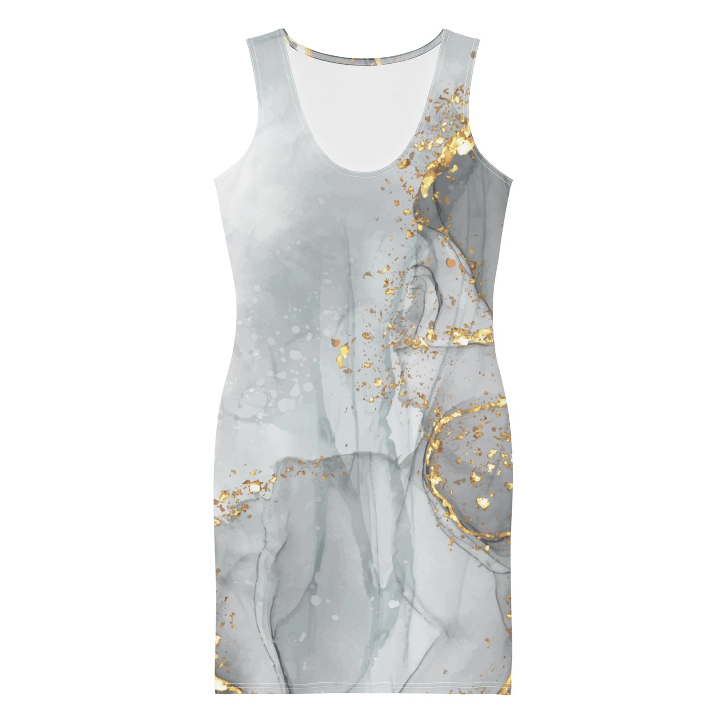 Portland Love Gold Glitter Element Sublimation Cut & Sew Dress image 4