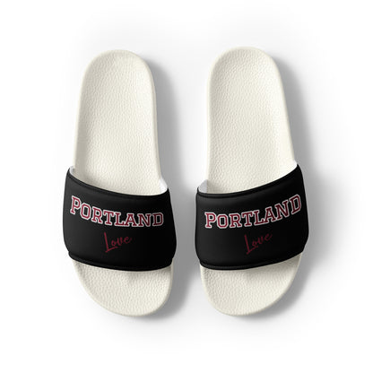 Block Style Burgundy Men’s Slides Inverted image 9