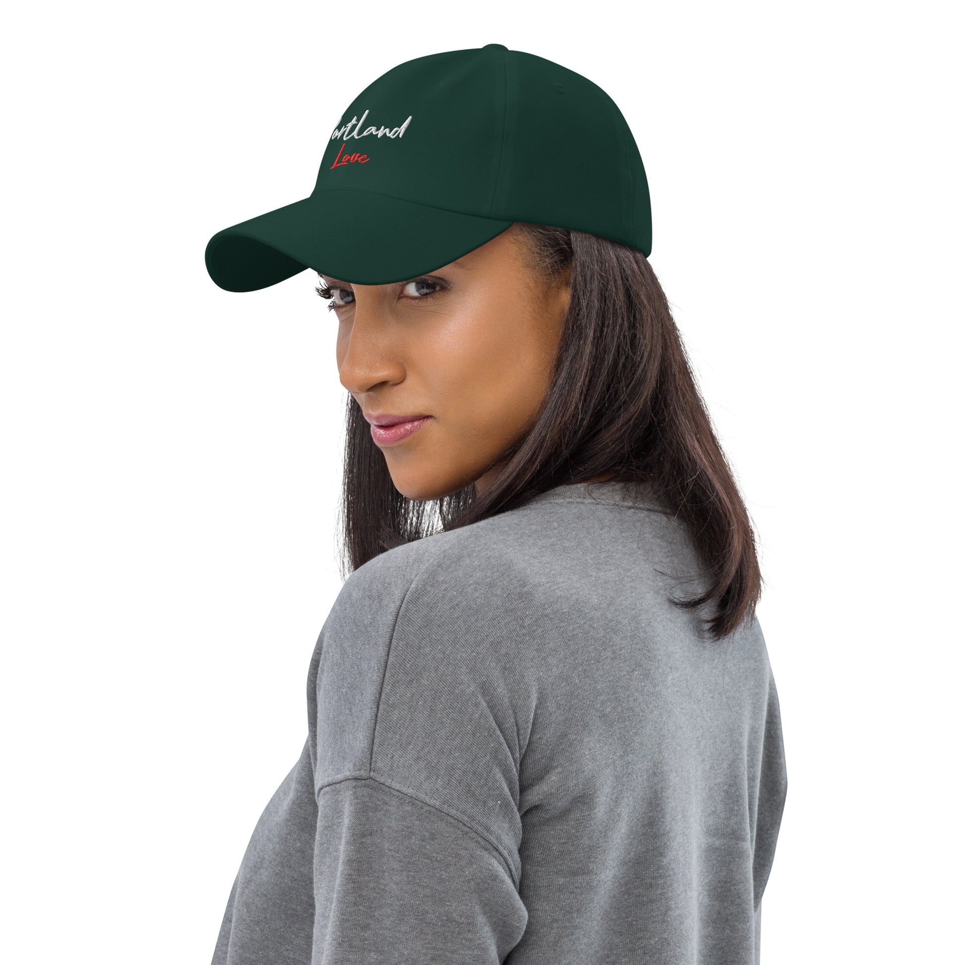 Portland Love Black Marble Dad Hat image 17