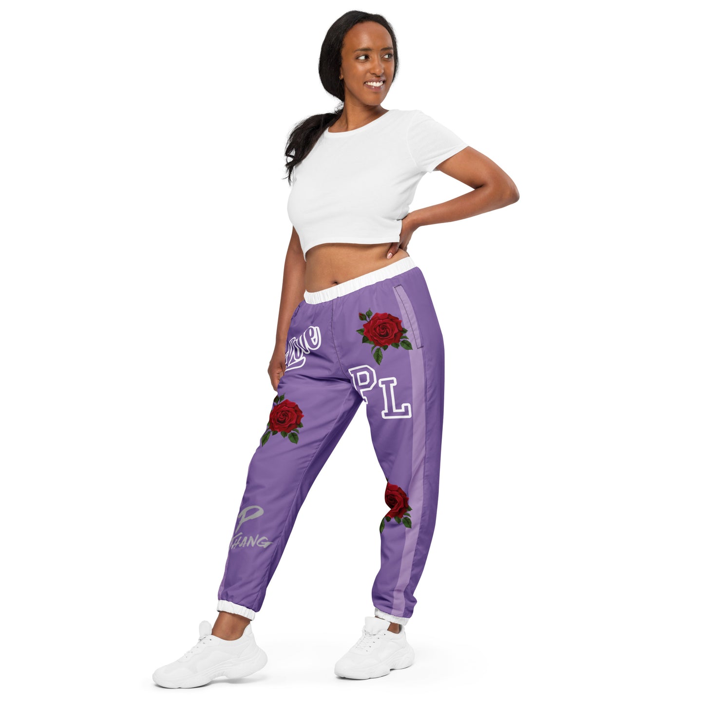 Portland Love Purple Logo Unisex Track Pants image 5