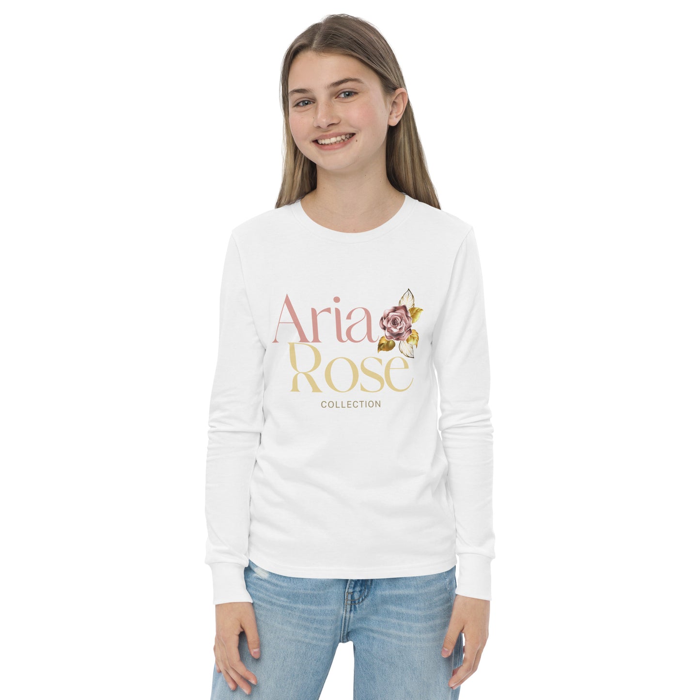 Aria Rose Gold Youth Long Sleeve Tee image 21