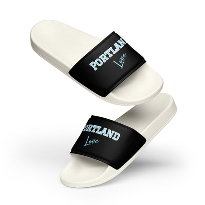 Block Style Columbia Blue Men’s Slides Inverted image 4