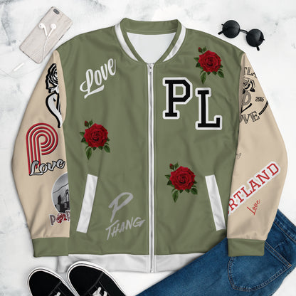 Portland Love Logo City Love Bomber Jacket image 0