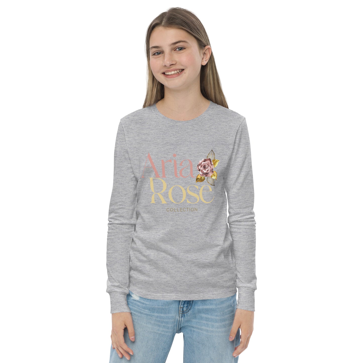 Aria Rose Gold Youth Long Sleeve Tee image 17