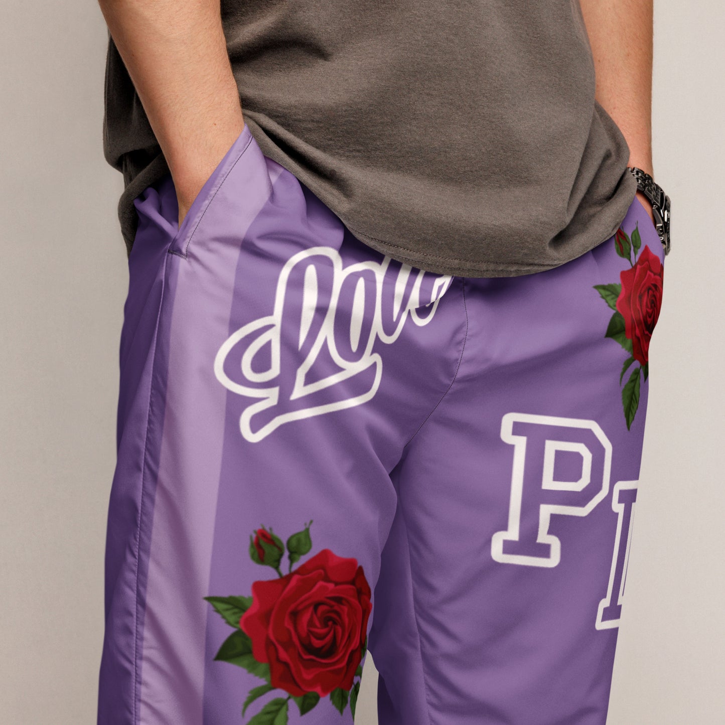 Portland Love Purple Logo Unisex Track Pants image 11