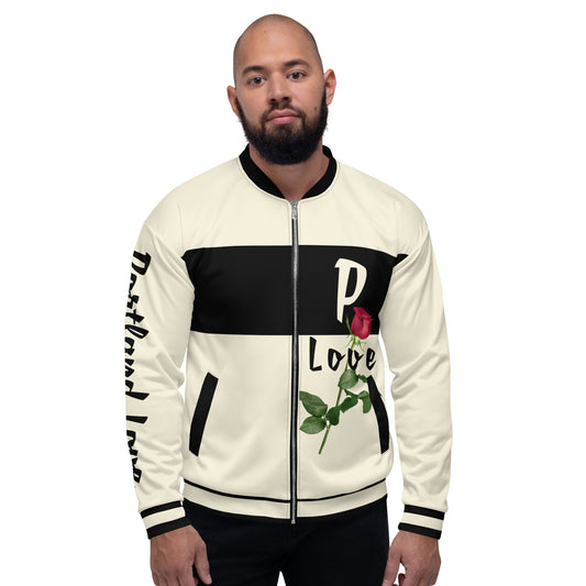 P-Love Rose Unisex Bomber Jacket image 0