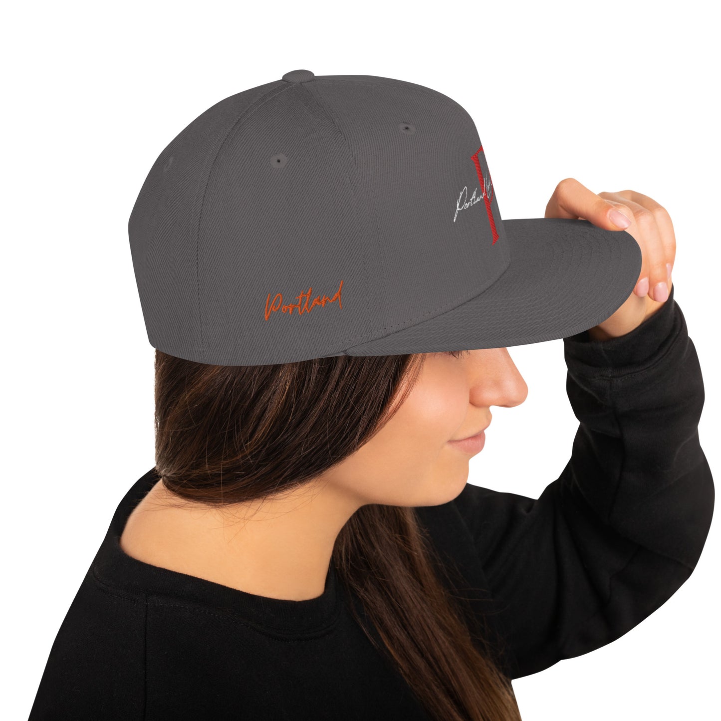 Portland Love "P" Snapback Hat image 46