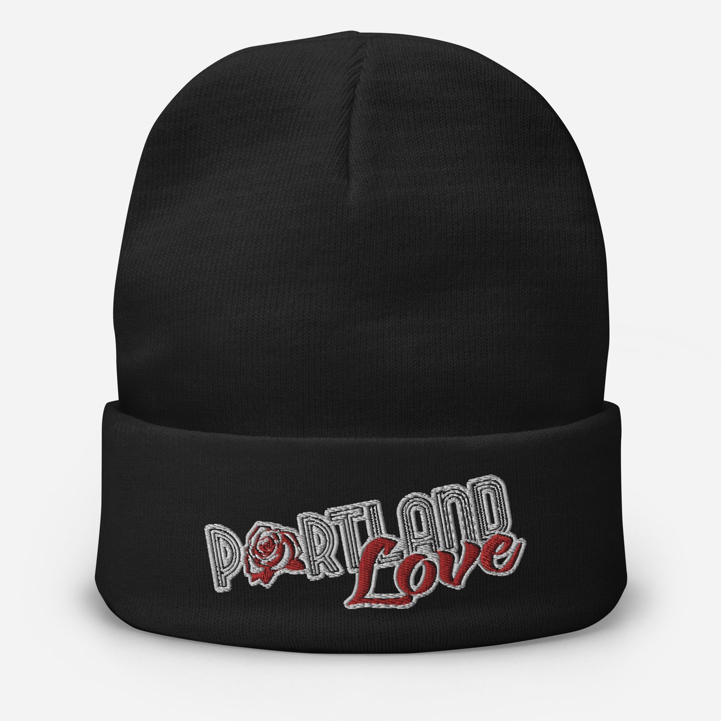 Original Portland Love Embroidered Beanie image 1