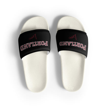 Block Style Burgundy Men’s Slides Inverted image 8