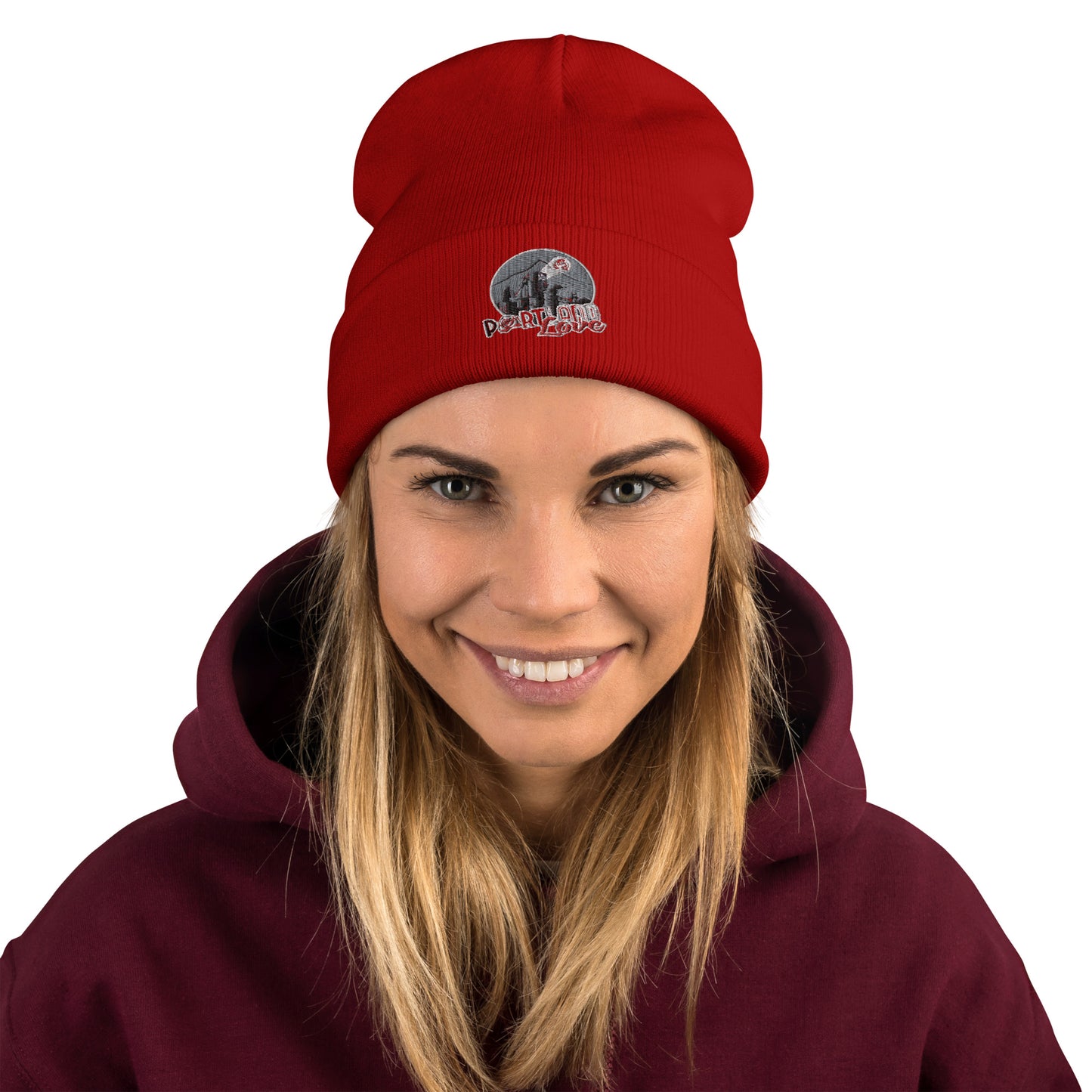 Port-Man Embroidered Beanie image 2