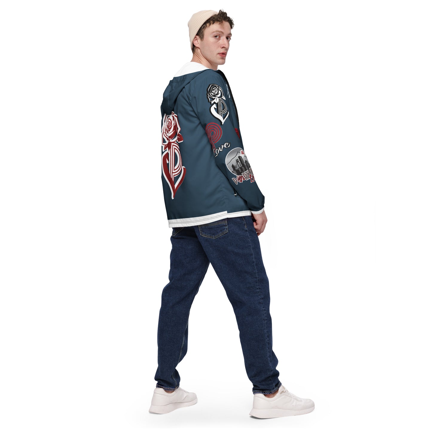 Portland Love Logos Arapawa Men’s Windbreaker image 2