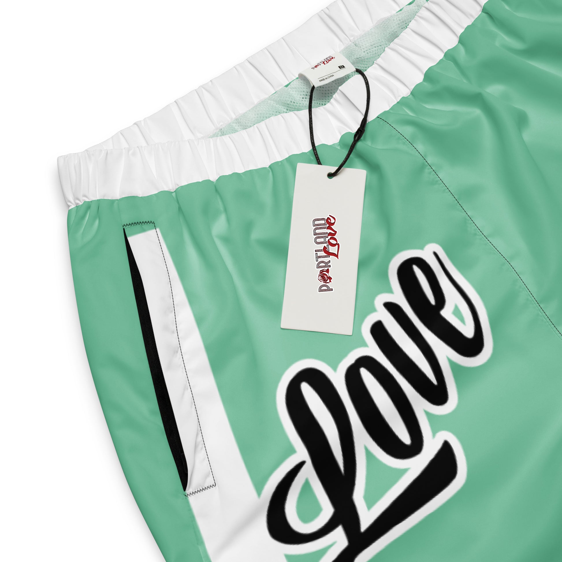 Portland Love Logos Vista Blue Unisex Track Pants image 4
