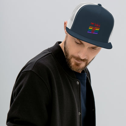Portland Love Rainbow Trucker Cap image 6
