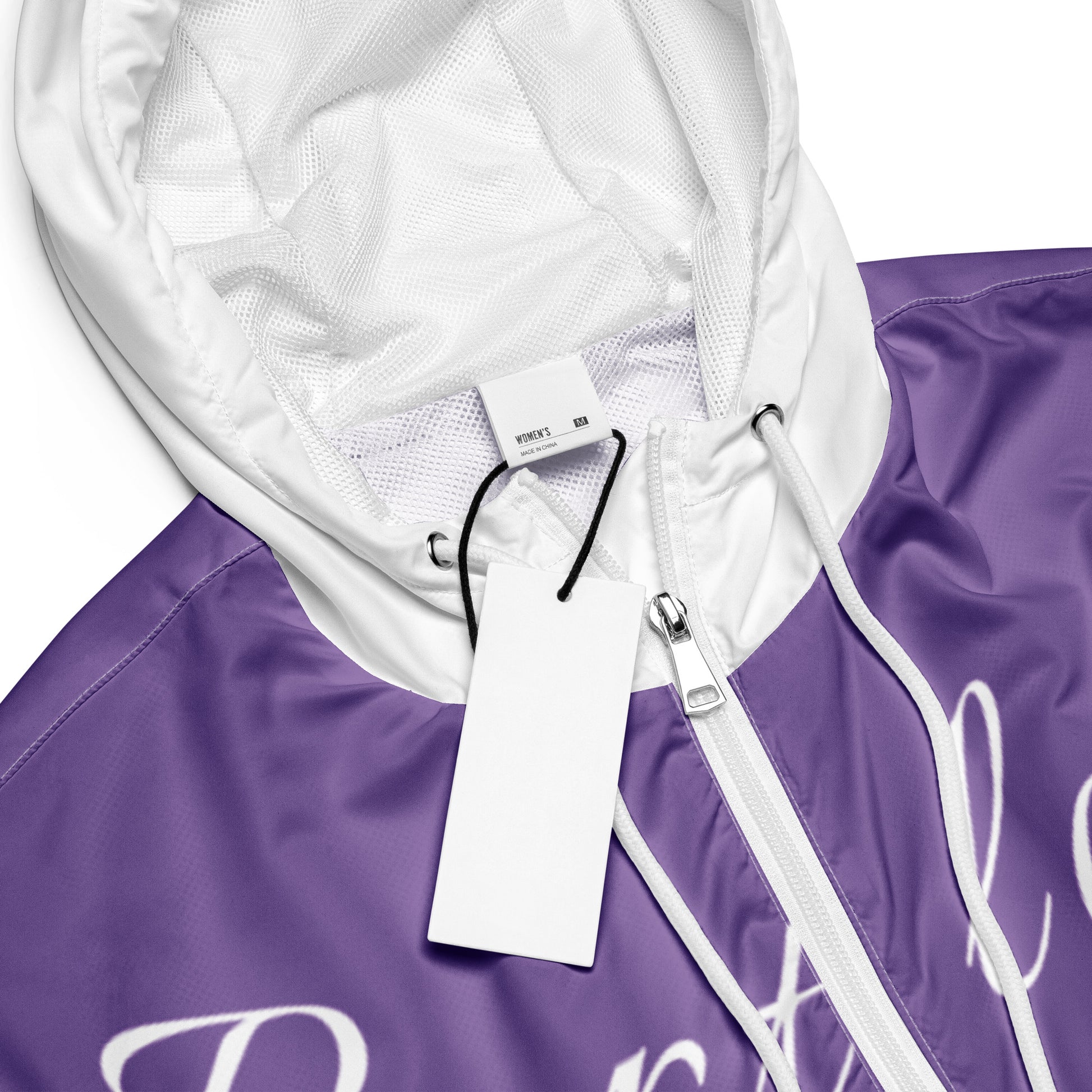 Portland Love Purple Women's Cropped Windbreaker image 4