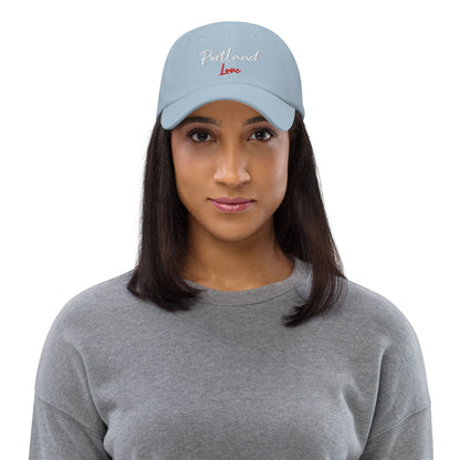 Portland Love Black Marble Dad Hat image 33