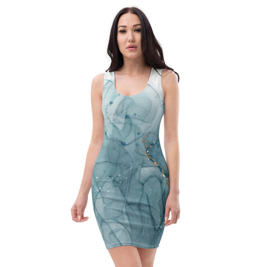 Portland Love Blue Glory Glitter Cut & Sew Dress image 0