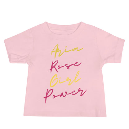 Aria Rose Girl Power Baby Jersey Short Sleeve Tee image 5