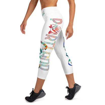 Portland Love Colorway Yoga Capri Leggings image 1