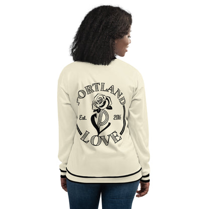 P-Love Rose Unisex Bomber Jacket image 7