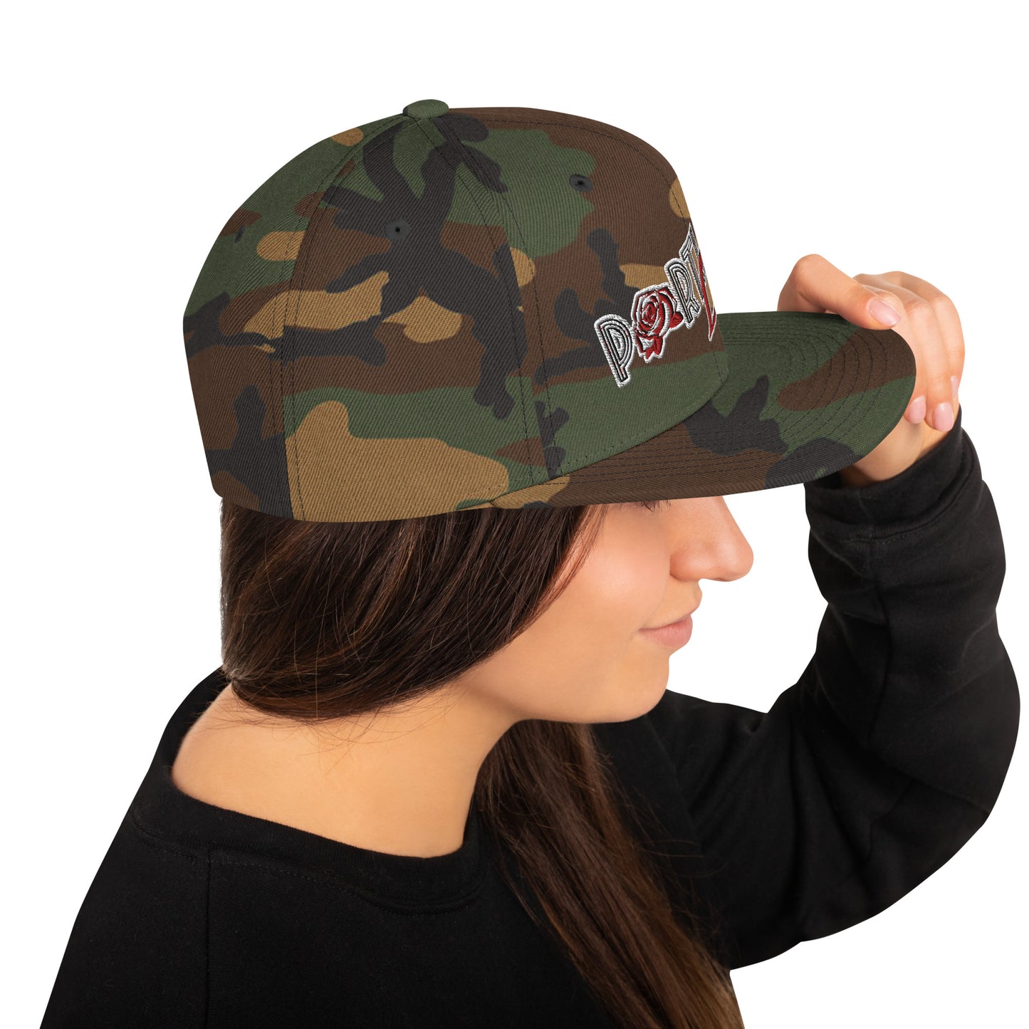 Portland Love Original Embroidered Classic Snapback Hat image 46
