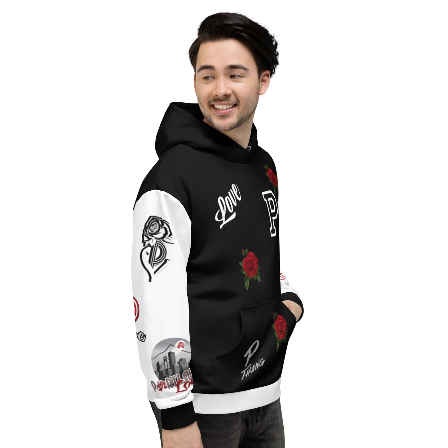 Portland Love Logo Unisex Hoodie image 4