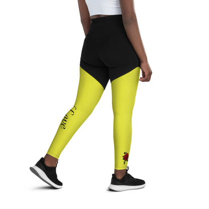 Portland Love Bumblebee Sports Leggings image 2
