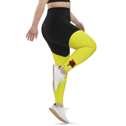 Portland Love Bumblebee Sports Leggings image 3