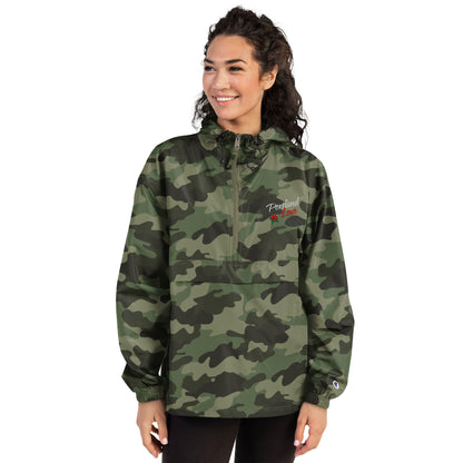 Portland Love Rose Embroidered Champion Packable Jacket image 21