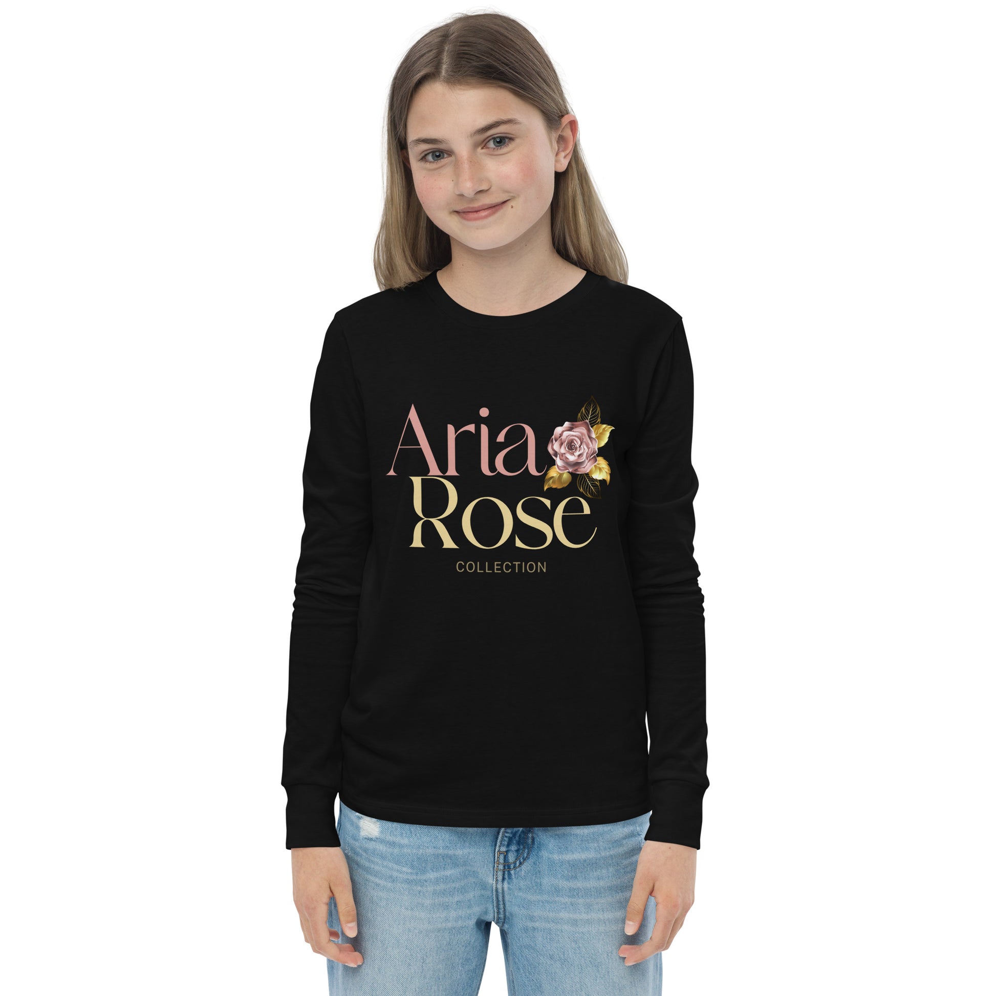 Aria Rose Gold Youth Long Sleeve Tee image 5