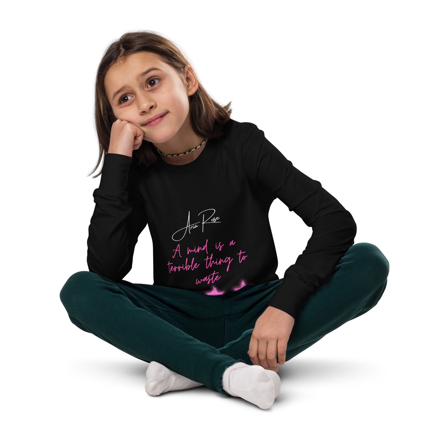 Aria Rose Pretty Youth Long Sleeve Tee image 3