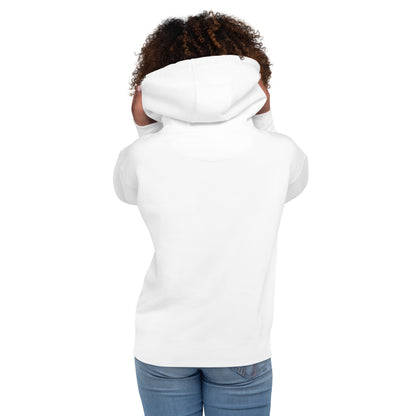 Block Style Royal/White Embroidered Unisex Hoodie image 46