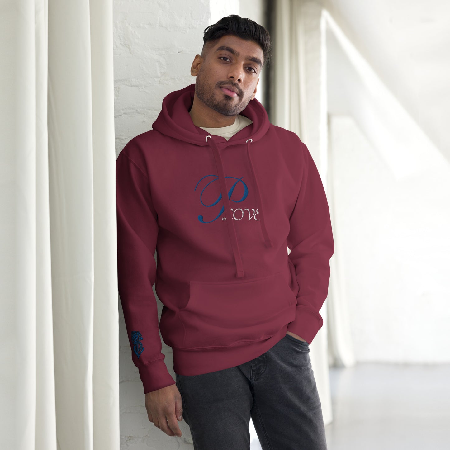 P-Love (Royal) Unisex Hoodie image 2
