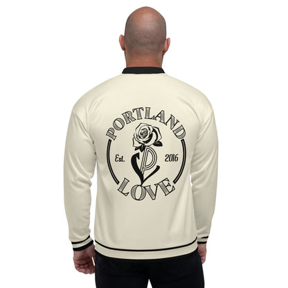 P-Love Rose Unisex Bomber Jacket image 1